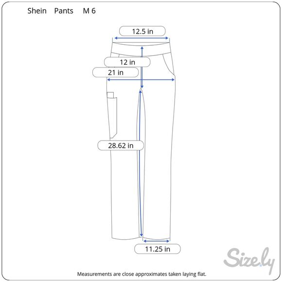 Women's Red Flap Pocket Cargo Pants Wide Leg - Size Medium - Picture 2 of 9